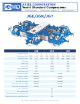JGE, JGK, & JGT Reciprocating Gas Compressors