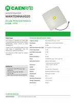 WANTENNAX020 Datasheet