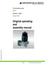 Original operatingand assembly manual