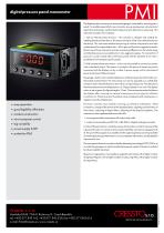 CRESSTO - PMI series - datasheet - digital pressure panel manometer