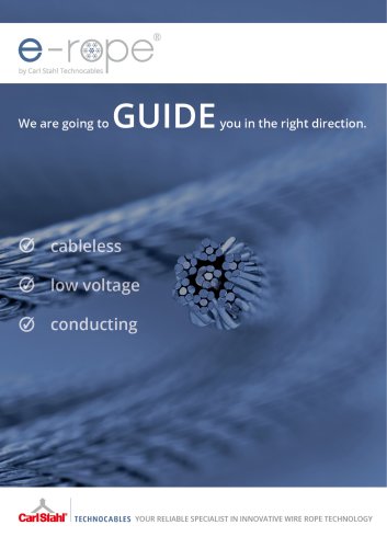 e-rope / conducting wire ropes