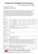 cable test system / heat cycle / for telecommunications cables / accelerated aging  TH-150-E