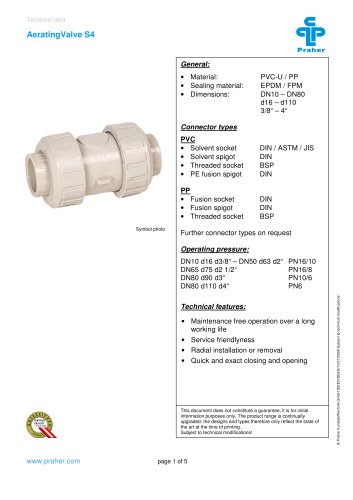 AeratingValve S4