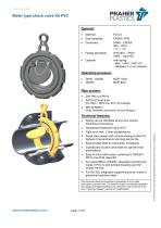 Praher Wafer Check Valve K6 PVC-U