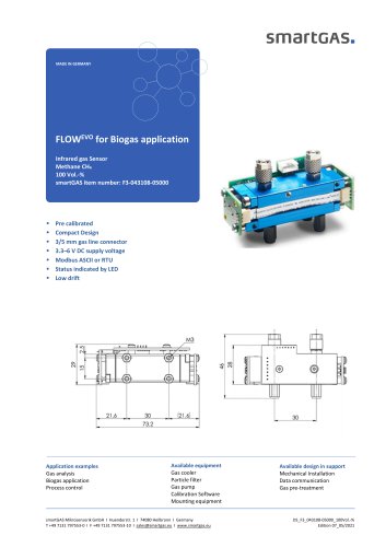 Methane CH4 100 Vol.-% Biogas