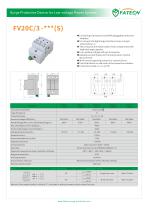 FATECH surge arrester FV20C/3-385S for protection og AC 3 phase system