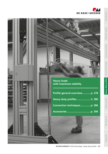 BLOCAN&reg; Heavy duty profiles