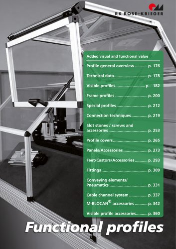 Functional/special profiles