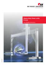 Heavy duty linear units D-Line