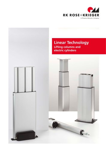 Linear Technology Lifting columns and  electric cylinders