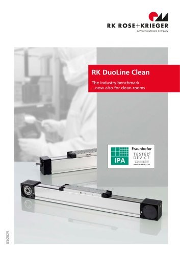 Linear unit RK DuoLine Clean