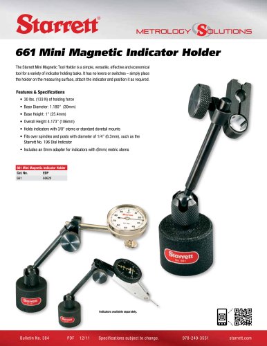 661 MINI MAGNETIC INDICATOR HOLDER