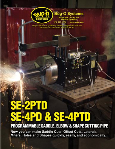 SE-4PD, SE-2PTD and SE-4PTD Saddle, Elbow and Shape Cutters