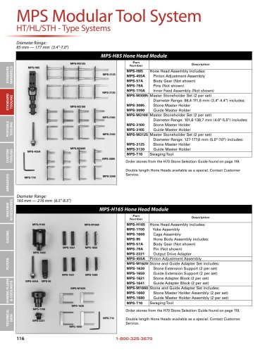 MPS Modular Tool SystemHT/HL/STH - Type Systems