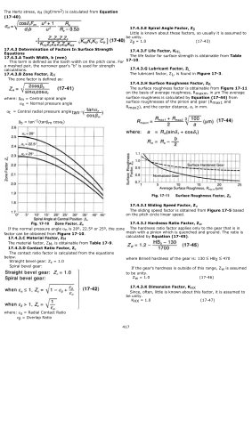 Determination of Factors in Surface Strength Equations