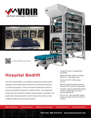 Vidir Hospital Bedlift