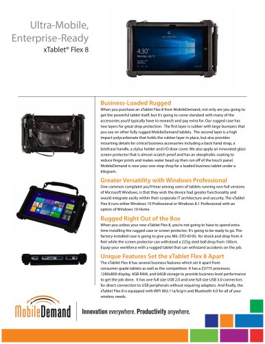 xTablet® Flex 8