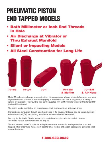 pneumatic impact vibrator 