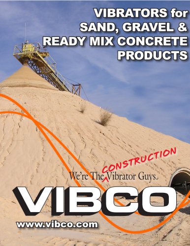 Sand and Gravel Vibrators by VIBCO