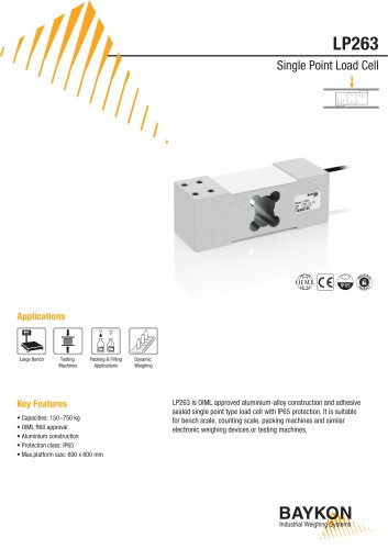 Baykon LP263 Single Point Load Cell