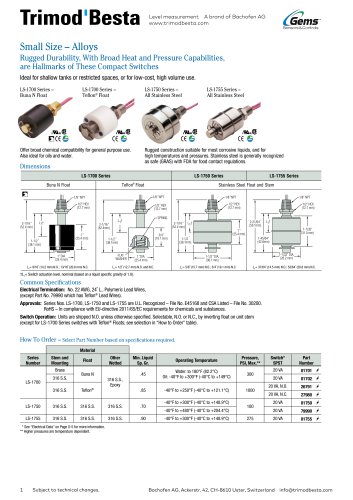 Data Sheet LS-1700