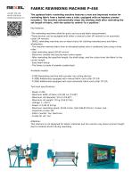 FABRIC REWINDING MACHINE P-4SE