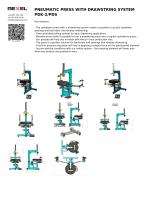 PNEUMATIC PRESS WITH DRAWSTRING SYSTEM PDK-2/PDS (CORD PULLING)