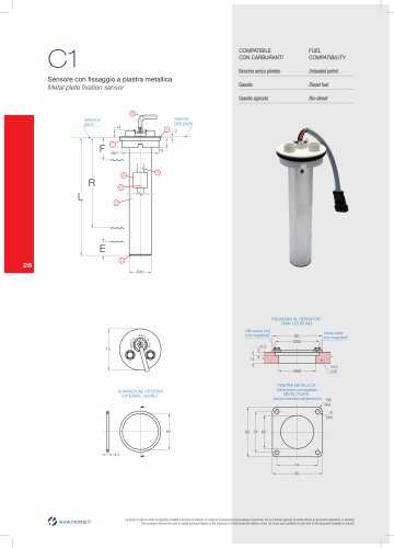 C1 Metal plate fixation sensor