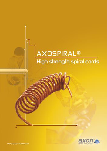 Axospiral, High strength spiral cords