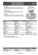 D712  Flange diaphragm seals