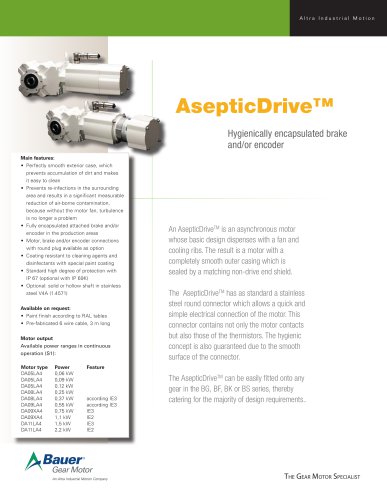 Fact Sheet Aseptic Drive TM