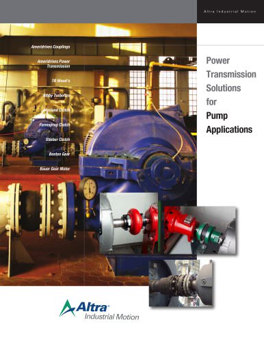 Power  Transmission  Solutions  for Pump  Applications