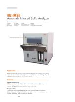 CKIC 5E-IRSII Infrared Sulfur Analyzer Sulfur analyzer / coal / combustion / infrared absorption