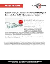 Series 18 Shaft Speed Sensors