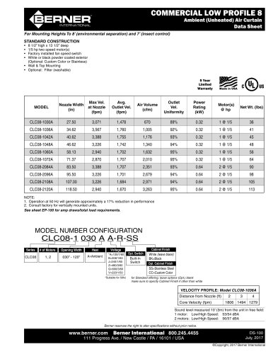 Commercial Low Profile 8