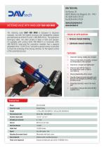 Metering valves with hand-grip DAV 400 MAN