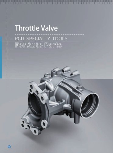 Throttle valve milling cutter