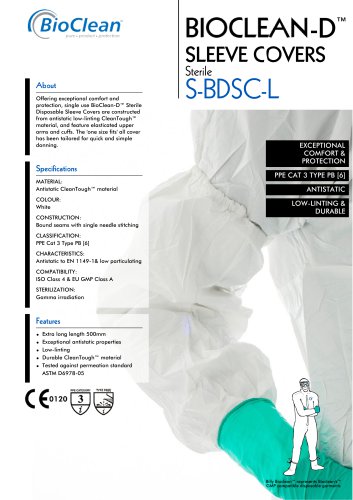 Bioclean-D Sleeve Covers