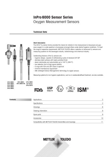 InPro 6000 Sensor Series