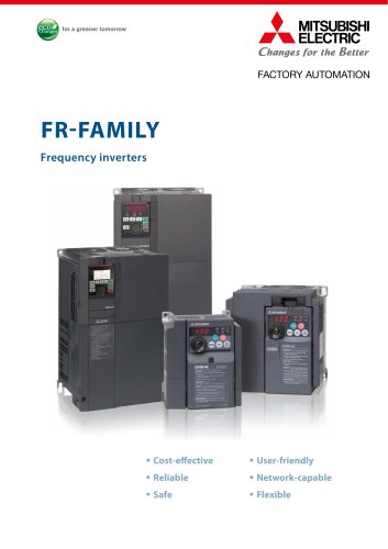 Product catalogue frequency inverters