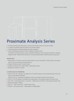 Sundy Proximate Analysis series