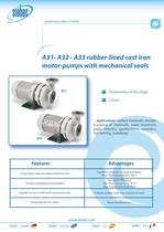 Pumps A31-A32-A33