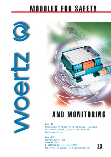 Modules for safety and monitoring