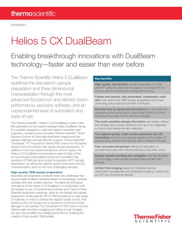Helios 5 CX DualBeam