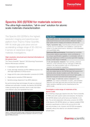Spectra 300 (S)TEM for materials science
