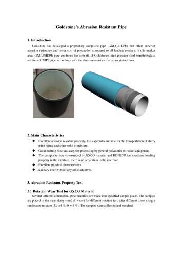 Abrasion Resistance Pipe for Industries & Mining