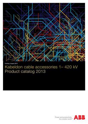 2013 ? Product catalog ? Kabeldon cable accessories 1?420 kV