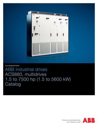 ACS880, multidrives, 1.5 to 250 Hp Catalog