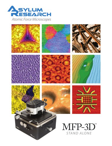 MFP-3D AFM brochure