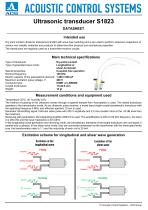 S1823 – Dual-mode DPC transducer 120 KHz